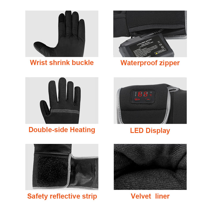 thin heated gloves